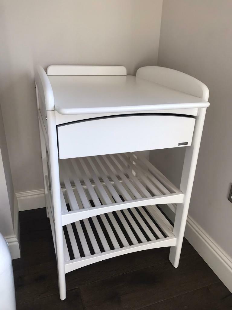 john lewis white changing table